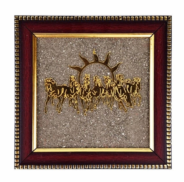 7 horse sun pyrite