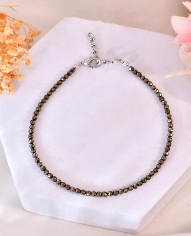 Pyrite anklets