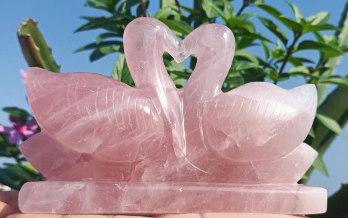 Rose Quartz Ducks