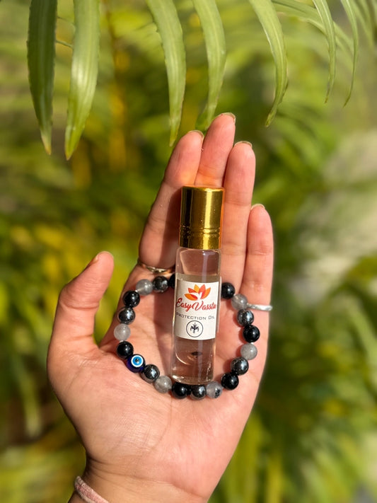 Protection Kit Combo (Kill the Negativity Bracelet with Protection oil)