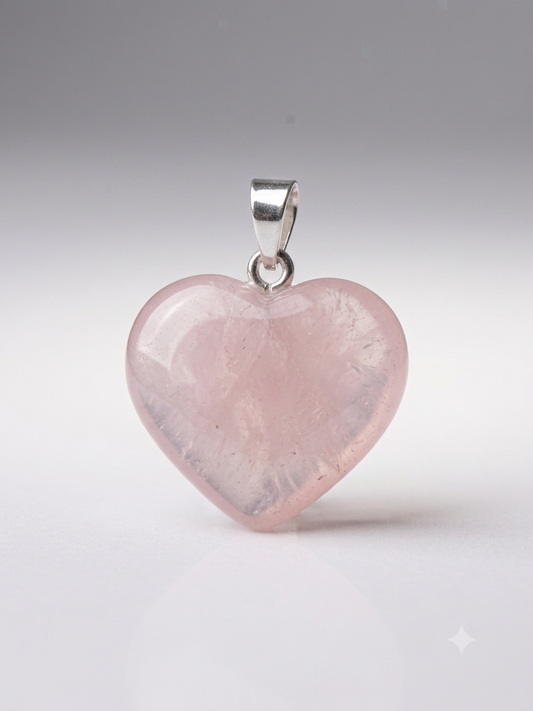 ROSE QUARTZ PENDANT (AAA QUALITY)