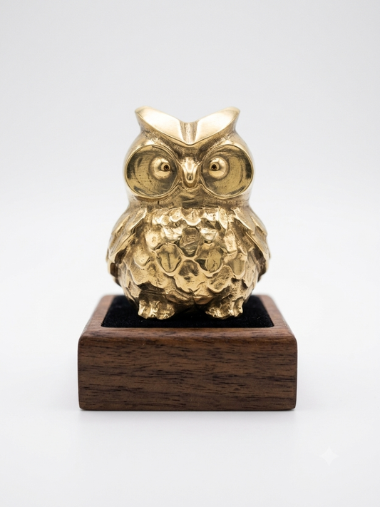 OWL PYRITE CRYSTAL